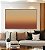 Quadro Horizontal Abstrato Degrade Areia Cobre Terracota Canvas Moldura - Imagem 1