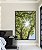 Quadro Vertical Natureza Folhas Verdes Árvore Céu Azul Sol Canvas Moldura - Imagem 2