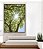 Quadro Vertical Natureza Folhas Verdes Árvore Céu Azul Sol Canvas Moldura - Imagem 3
