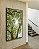 Quadro Vertical Natureza Folhas Verdes Árvore Céu Azul Sol Canvas Moldura - Imagem 4