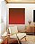 Quadro Quadrado Abstrato Degradê Bordo Vermelho Vivo Canvas Moldura - Imagem 5