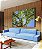 Quadro Horizontal Copa de Árvore Folhas Verdes Céu Azul Vivo Natureza Canvas Moldura - Imagem 1