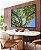 Quadro Horizontal Copa de Árvore Folhas Verdes Céu Azul Vivo Natureza Canvas Moldura - Imagem 5