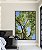 Quadro Vertical Copa de Árvore Folhas Verdes Céu Azul Vivo Natureza Canvas Moldura - Imagem 3