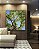Quadro Quadrado Copa de Árvore Folhas Verdes Céu Azul Vivo Canvas Moldura - Imagem 2