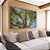 Duo de Quadros Copa de Árvore Folhas Verdes Céu Azul Vivo Natureza Canvas Moldura - Imagem 4