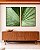 Duo de Quadros Folha Verde Textura Linhas Naturais Macro Minimalista Canvas Moldura - Imagem 4