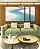Trio de Quadros Estilizados Praia Dunas Areia Branca Água Turquesa Canvas Moldura - Imagem 3
