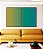 Duo de Quadros Abstrato Degradê Verde Turquesa Azul Canvas Moldura - Imagem 5
