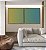Duo de Quadros Quadrados Abstrato Degradê Verde Turquesa Azul Canvas Moldura - Imagem 4