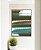 Quadro Vertical Abstrato Tons de Verde Oliva Turquesa Branco Canvas Moldura - Imagem 3