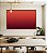Quadro Horizontal Abstrato Degradê Vinho Vermelho Tijolo Canvas Moldura - Imagem 2