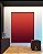 Quadro Vertical Abstrato Degradê Vinho Vermelho Tijolo Canvas Moldura - Imagem 2
