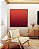 Quadro Quadrado Abstrato Degradê Vinho Vermelho Tijolo Canvas Moldura - Imagem 2