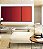 Trio de Quadros Abstrato Degradê Vinho Vermelho Tijolo Canvas Moldura - Imagem 3