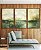 Trio de Quadros Paisagem Abstrata Verde Dourado Luz Canvas Moldura - Imagem 5