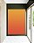Quadro Vertical Abstrato Degradê Coral Laranja Tangerina Canvas Moldura - Imagem 5