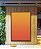 Quadro Vertical Abstrato Degradê Coral Laranja Tangerina Canvas Moldura - Imagem 4