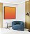 Quadro Quadrado Abstrato Degradê Coral Laranja Tangerina Canvas Moldura - Imagem 5