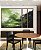Trio de Quadros Estilizados Abstrato Verde Preto Branco Efeito Pintura Canvas Moldura - Imagem 2