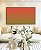 Quadro Horizontal Abstrato Degrade Laranja Verde Oliva Canvas Moldura - Imagem 1