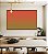 Quadro Horizontal Abstrato Degrade Laranja Verde Oliva Canvas Moldura - Imagem 2