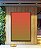 Quadro Vertical Abstrato Degrade Laranja Verde Oliva Canvas Moldura - Imagem 4