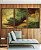 Trio de Quadros Abstrato Amarelo Ouro Verde Vermelho Bordô Canvas Moldura - Imagem 5