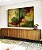 Duo de Quadros Abstrato Amarelo Ouro Verde Vermelho Bordô Canvas Moldura - Imagem 1
