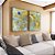 Duo de Quadros Abstrato Azul Turquesa Dourado Pouring Canvas Moldura - Imagem 2