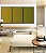 Trio de Quadros Abstrato Degradê Amarelo Mostarda Verde Oliva Canvas Moldura - Imagem 3