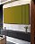 Trio de Quadros Estilizados Abstrato Degradê Amarelo Mostarda Verde Oliva Canvas Moldura - Imagem 2