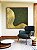 Quadro Quadrado Abstrato Verde Floresta Dourado Ondas Textura Canvas Moldura - Imagem 2