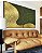 Duo de Quadros Abstrato Verde Floresta Dourado Ondas Textura Canvas Moldura - Imagem 5