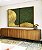 Duo de Quadros Abstrato Verde Floresta Dourado Ondas Textura Canvas Moldura - Imagem 2