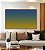 Quadro Horizontal Abstrato Degrade Azul Petróleo Verde Amarelo Canvas Moldura - Imagem 3