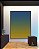 Quadro Vertical Abstrato Degrade Azul Petróleo Verde Amarelo Canvas Moldura - Imagem 4