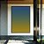 Quadro Vertical Abstrato Degrade Azul Petróleo Verde Amarelo Canvas Moldura - Imagem 1