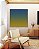 Quadro Quadrado Abstrato Degrade Azul Petróleo Verde Amarelo Canvas Moldura - Imagem 5