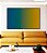 Duo de Quadros Abstrato Degrade Azul Petróleo Verde Amarelo Canvas Moldura - Imagem 5