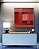 Quadro Quadrado Abstrato Degradê Geométrico Rosa Vermelho Vinho Canvas Moldura - Imagem 5