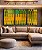 Trio de Quadros Abstrato Mosaico Geométrico Verde Amarelo Mostarda Canvas Moldura - Imagem 4