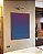 Quadro Vertical Abstrato Degradê Roxo Rosa Violeta Azul Marinho Canvas Moldura - Imagem 1