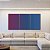 Trio de Quadros Abstrato Degradê Roxo Rosa Violeta Azul Marinho Canvas Moldura - Imagem 5
