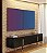 Duo de Quadros Abstrato Degradê Roxo Rosa Violeta Azul Marinho Canvas Moldura - Imagem 3