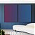 Duo de Quadros Abstrato Degradê Roxo Rosa Violeta Azul Marinho Canvas Moldura - Imagem 5