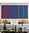 Trio de Quadros Estilizados Abstrato Degradê Roxo Rosa Violeta Azul Marinho Canvas Moldura - Imagem 5