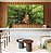 Trio de Quadros Paisagem Árvore Folhas Verdes Floresta Natureza Canvas Moldura - Imagem 3