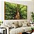Duo de Quadros Paisagem Árvore Folhas Verdes Floresta Natureza Canvas Moldura - Imagem 4
