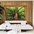 Duo de Quadros Paisagem Árvore Folhas Verdes Floresta Natureza Canvas Moldura - Imagem 3